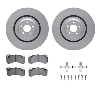 R1 Concepts WDWH1-73047 Brake Rotor- Carbon Coated W/ Ceramic Pads & Hdw